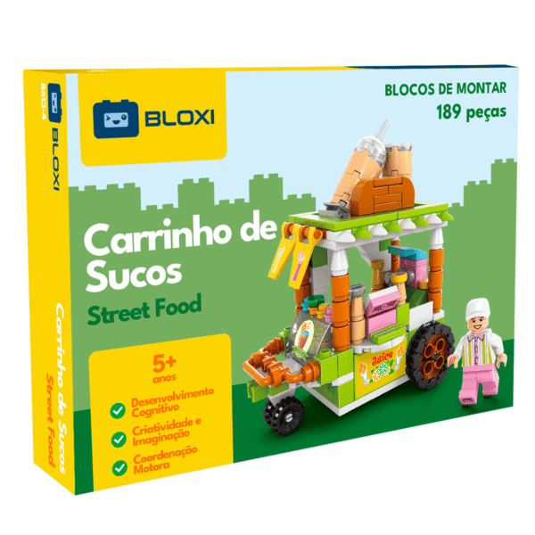 Blocos de Montar Carrinho de Sucos - Bloxi 189pçs - Image 3
