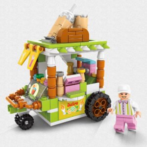 Blocos de Montar Carrinho de Sucos - Bloxi 189pçs