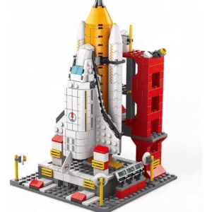 Kit 1000 Peças Blocos De Montar Bloxi Missão Espacial - 6 em 1