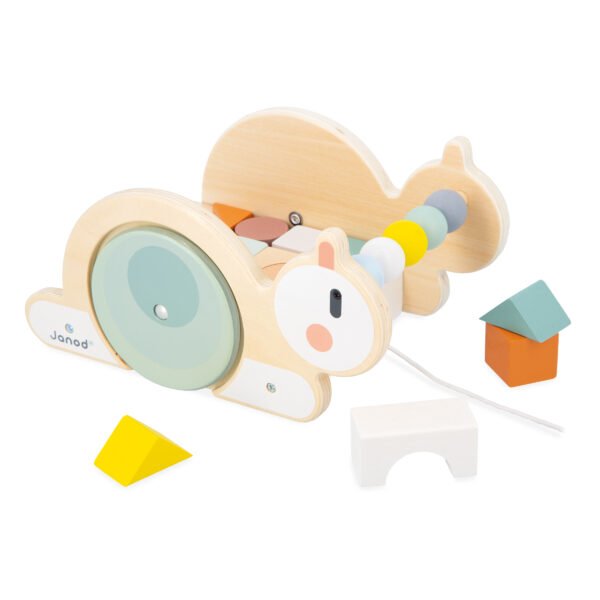 Caracol Para Montar e Passear Janod Brinquedo Montessori 18+ - Image 3