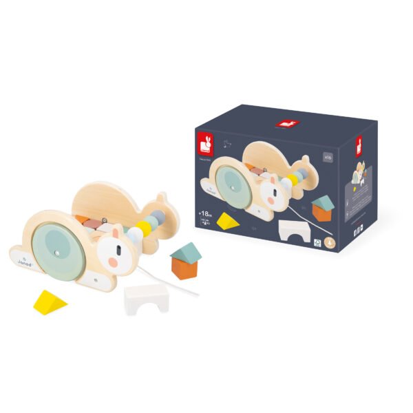 Caracol Para Montar e Passear Janod Brinquedo Montessori 18+ - Image 4