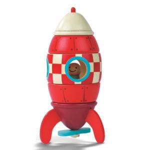Foguete Magnetico Vermelho Desmontável Janod