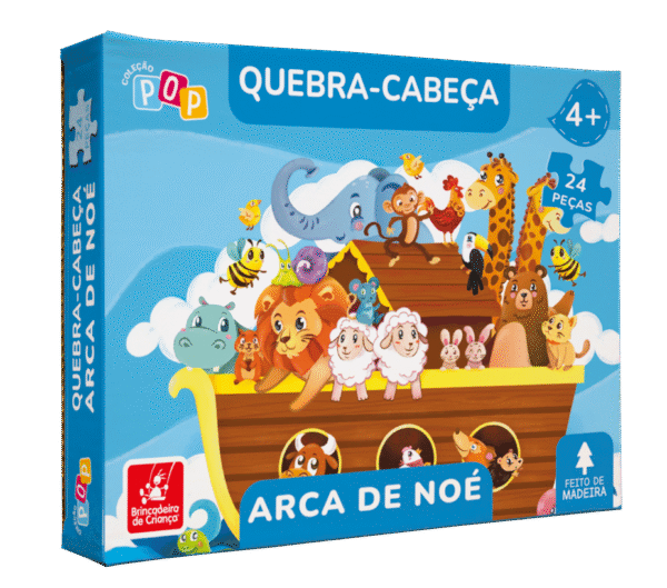 Quebra Cabeças 24 Peças Arca de Noé - Image 2