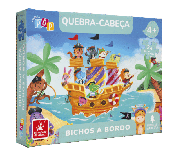 Quebra Cabeças 24 Peças Bichos a Bordo - Image 2