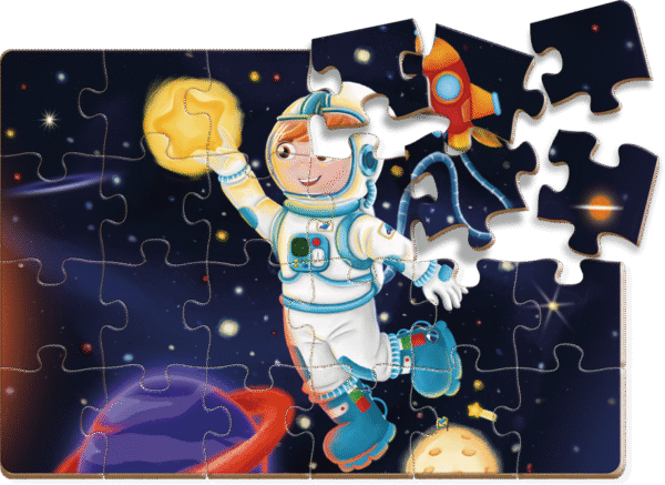 Quebra Cabeças 24 Peças Astronauta