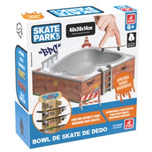 Pista Skate de Dedo Skate Park Bowl - Brincadeira de Criança