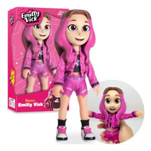 Boneca Emilly Vick Youtuber Dos Rosa Original