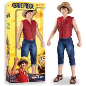Boneco Monkey D. Luffy One Piece Netflix 45cm Articulado