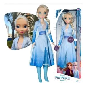Boneca Original Elsa Frozen 2 Articulada 55cm