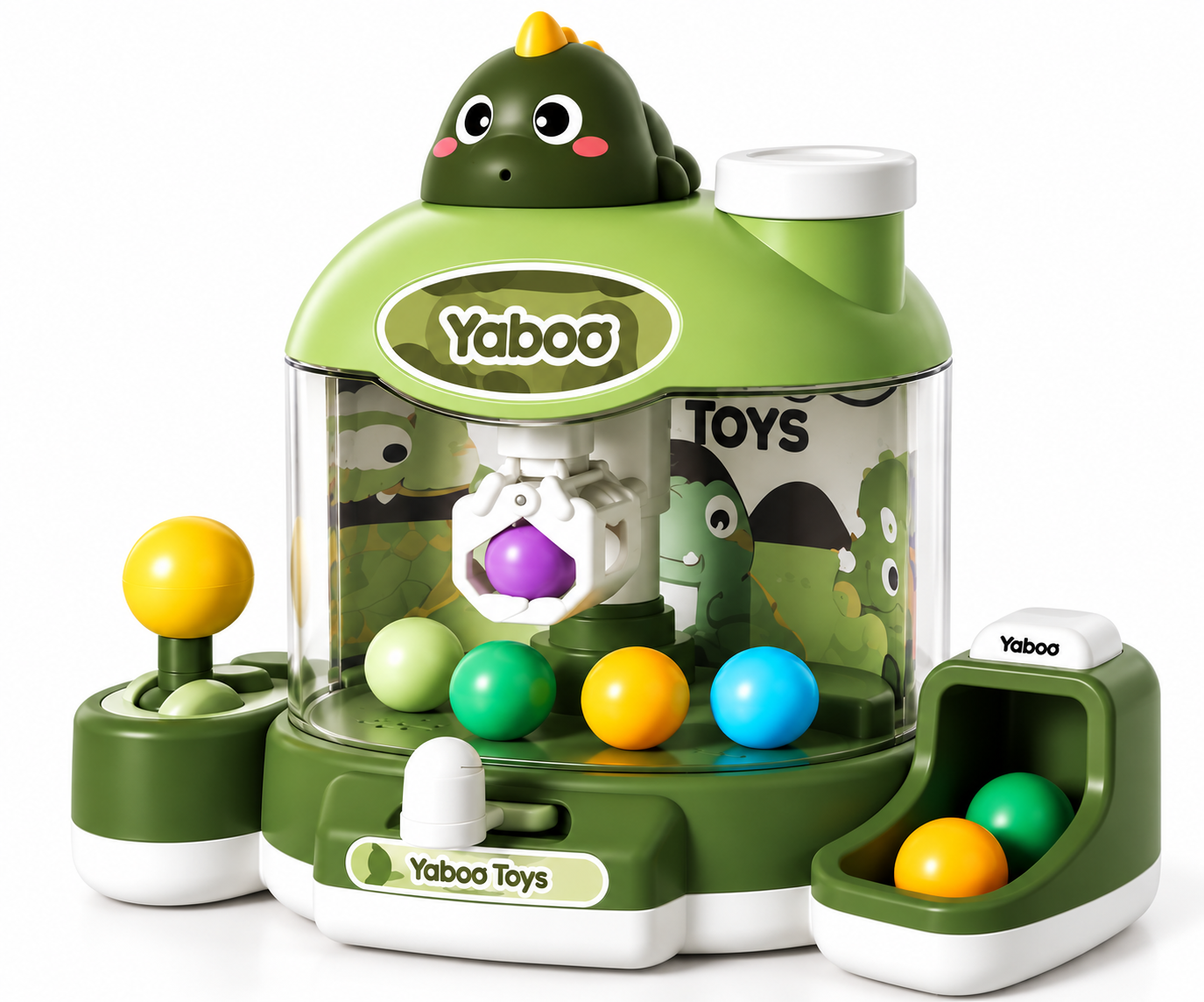 Máquina de Garra Infantil Unicórnio com Luz e Som VERDE
