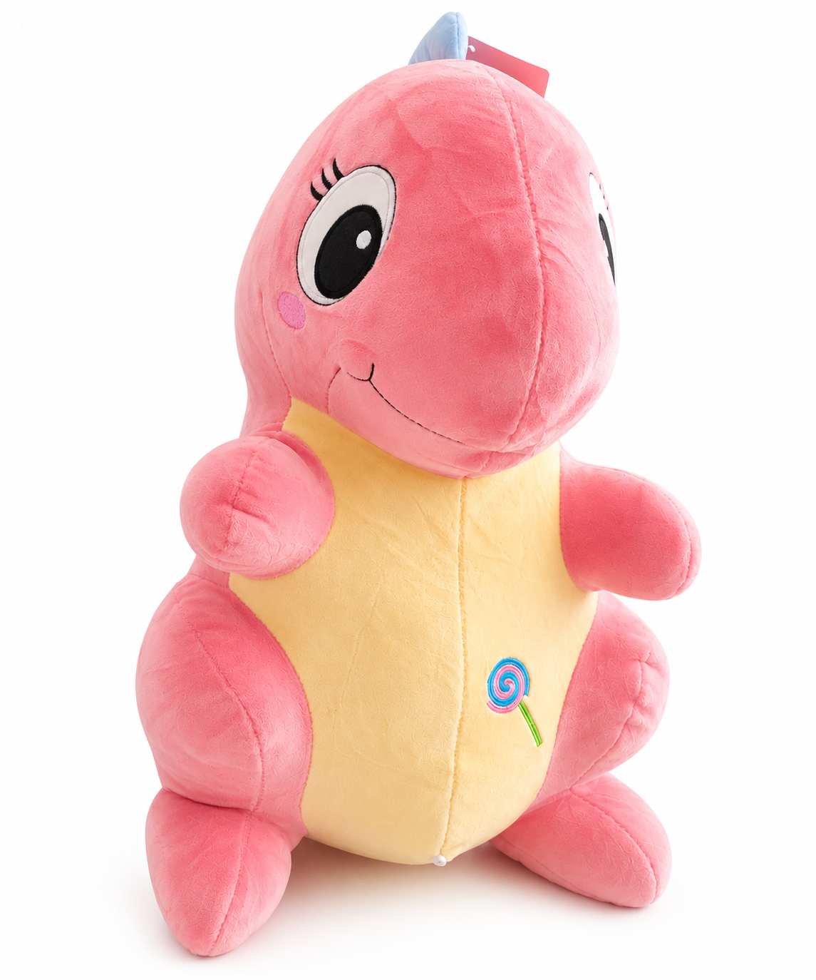 Pelúcia Dinossauro Fofinho – Rosa (ESGOTADO - REPOSIÇÃO EM BREVE)