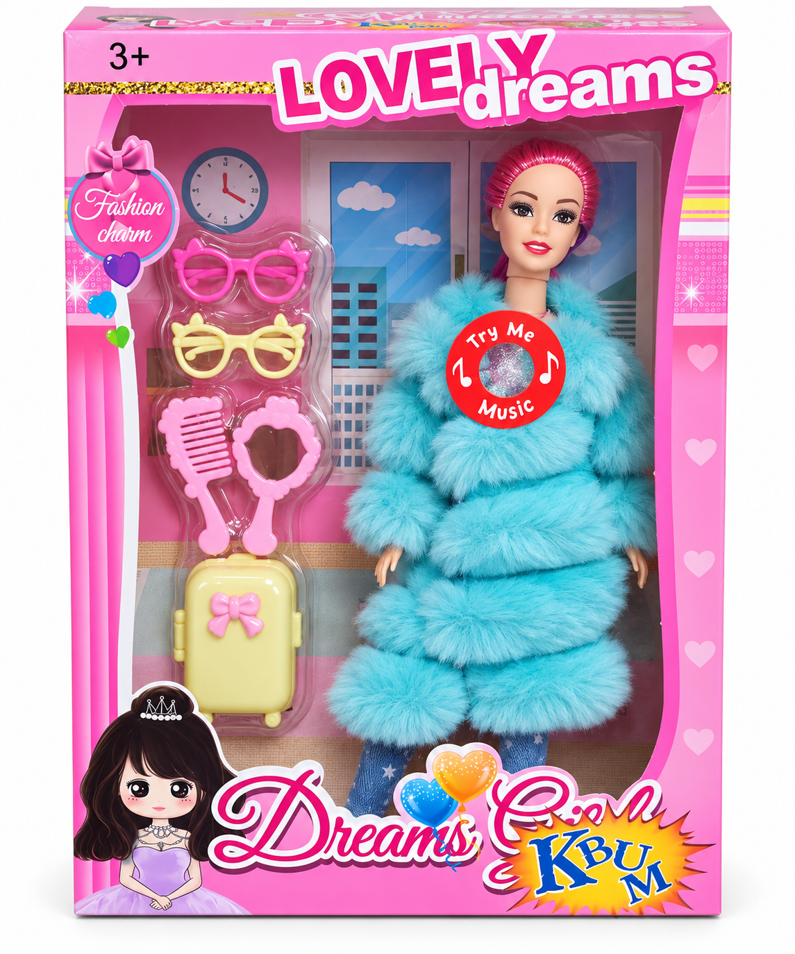 Boneca Lovely Dreams Fashion Com Acessórios - Imagem 2