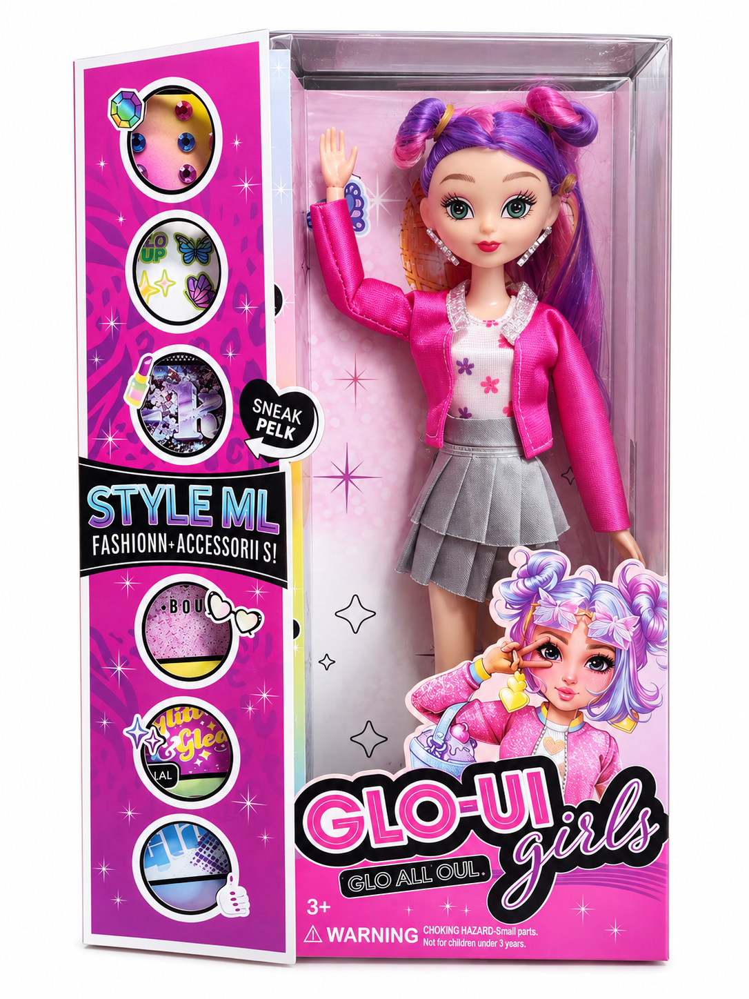Boneca Fashion Glo-Ui Girls - Imagem 3