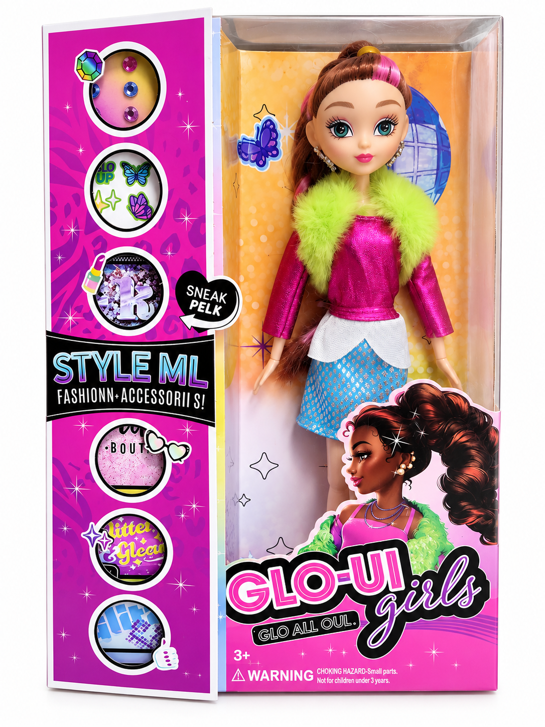 Boneca Fashion Glo-Ui Girls - Imagem 3