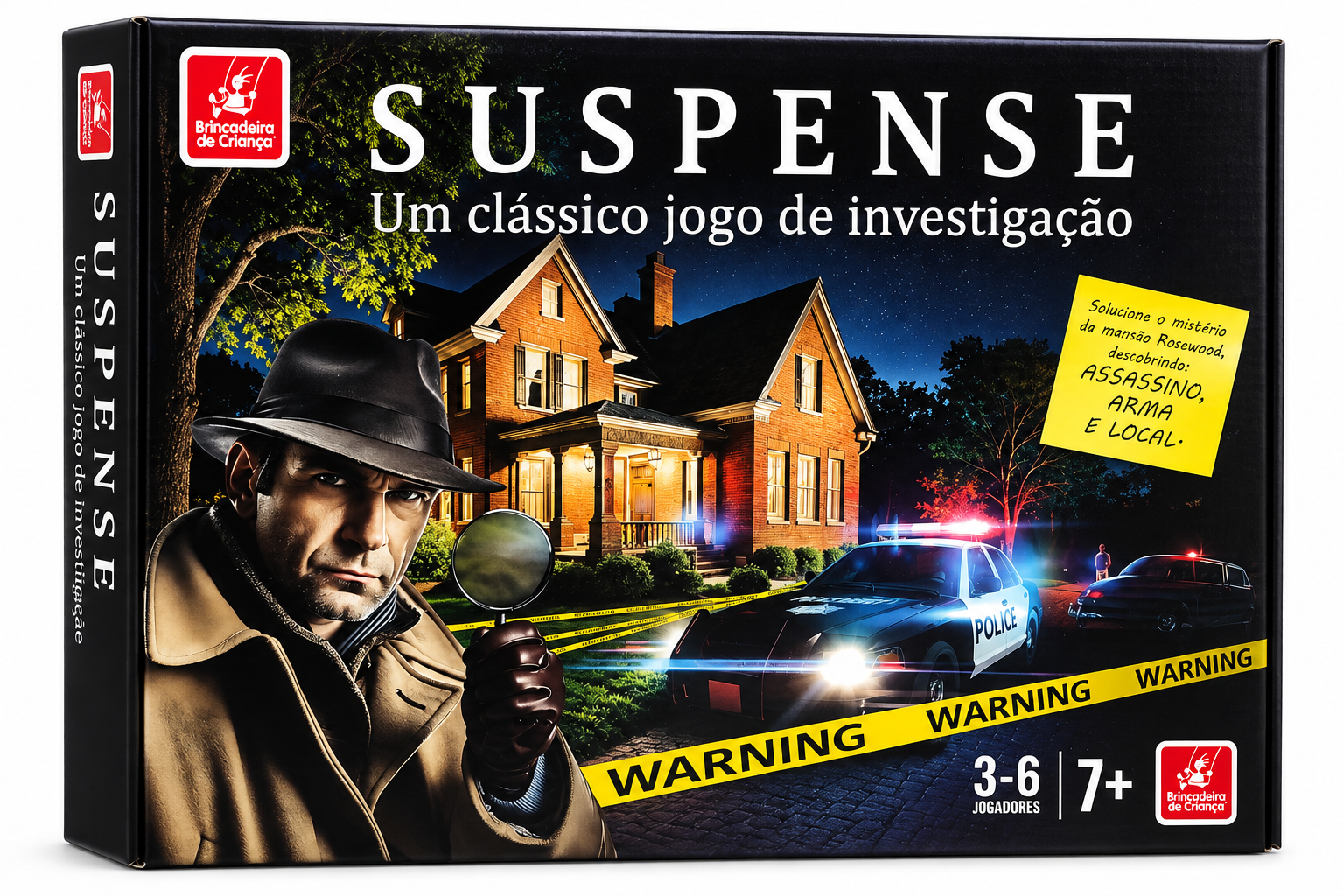 Jogo - Suspense, Um Clássico Jogo de Investigação