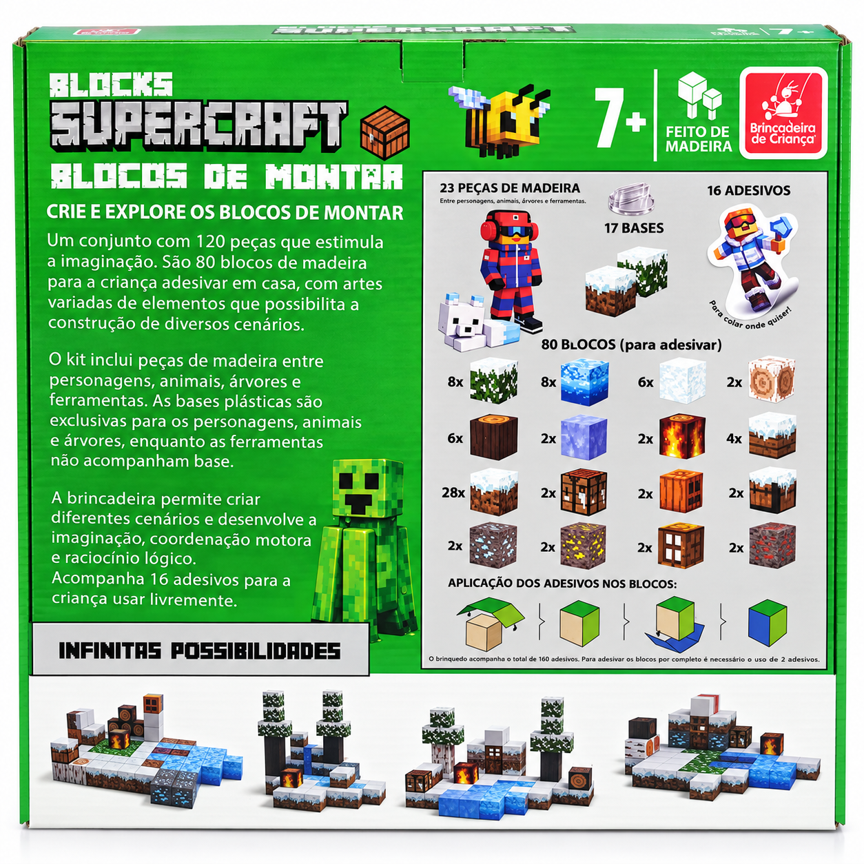Blocos de Montar Supercraft - Ártico - Imagem 3