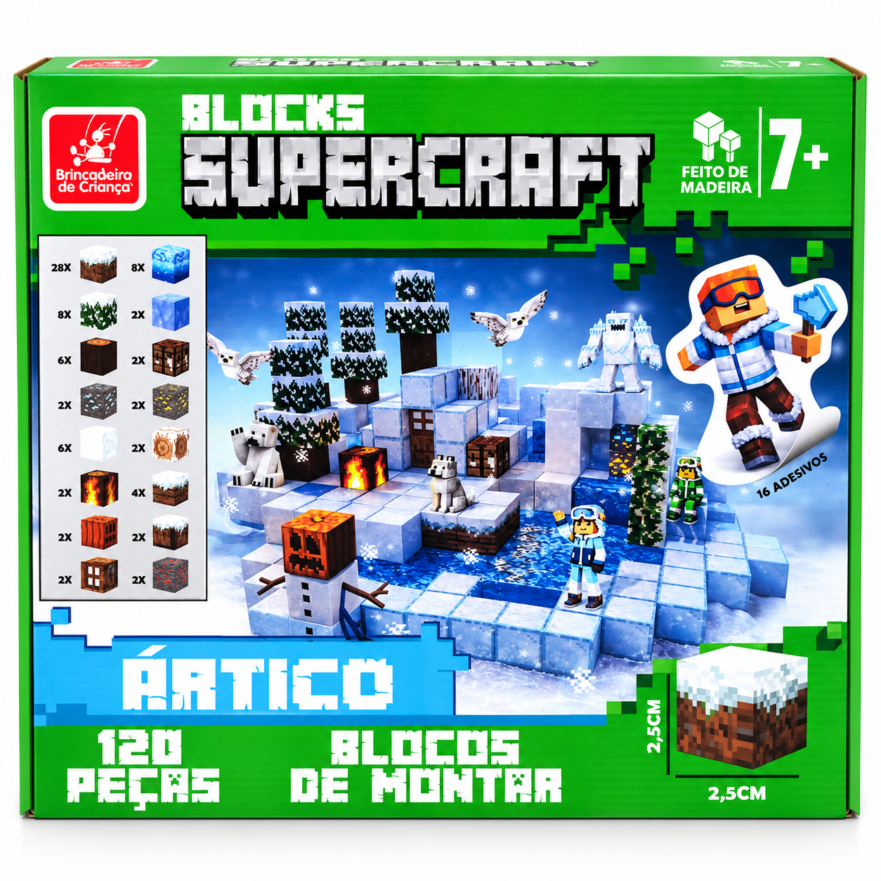 Blocos de Montar Supercraft - Ártico
