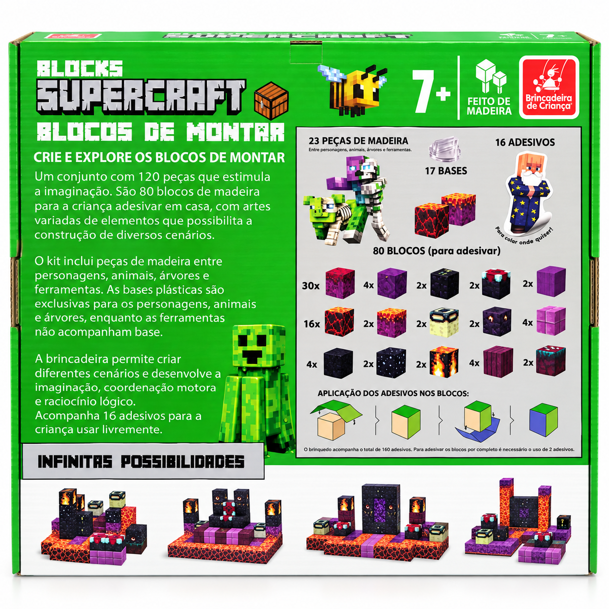 Blocos de Montar Supercraft - Submundo - Imagem 3